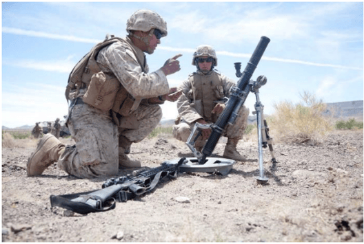 Military Mortar Training