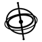 Gyroscope Compass Icon